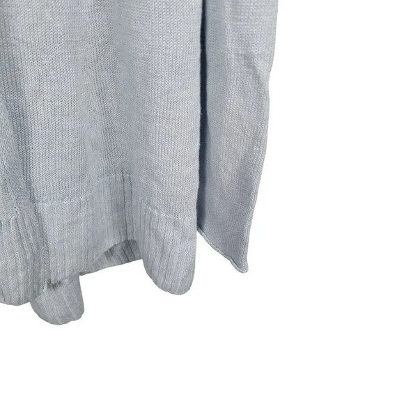 Eileen Fisher Women's Cardigan Size S Small 100% Linen Light Blue‎ Open Front - Picture 2 of 5